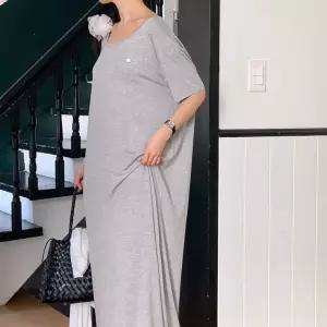 여성 여름 롱 원피스 유넥 찰랑핏 홈웨어 스타일