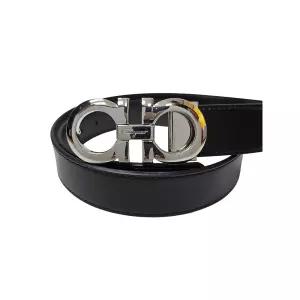 [선물포장] 페라가모 남성 벨트 67-5542_0724127 (실버) NERO AUBURN (정품보증,A/S가능)