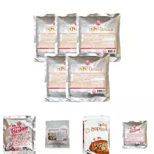 쇠고기 라면 스프 285G 5개/대용량라면스프/진라면/해물감치미/쇠고기라면스프/오뚜기라면스프/수프/분말