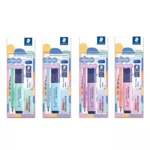 스테들러 파스텔 베이직세트 샤프심 샤프 형광펜 지우개