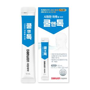대원 제약 쿨앤톡 시원한 하루를 위한 흑도라지 콜 구증구포 배농축액 생강 특허원료 목편한 목건강 기침 가래 제거