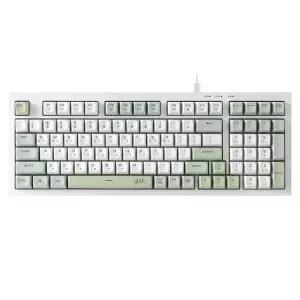 지클릭커 오피스프로 OPK50 사일런스 M RGB 무소음 방수 키보드 98키 그린위치 CR1