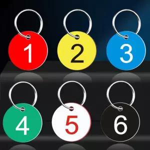 숫자 열쇠고리 번호판 키링 1-50 세트 S13027