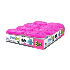 물먹는하마 습기제거제 참숯 옷장용 8개입 1팩