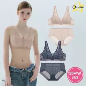 [HOT신상] 오모떼 라벨라 후크형 레이스가든 브라렛 팬티 4종 풀세트
