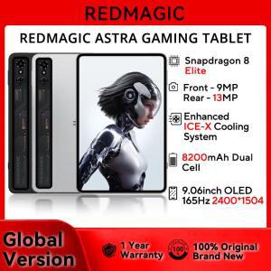 오리지널 글로벌 버전 레드매직 아스트라 게이밍 태블릿 스냅드래곤 8 엘리트 9.06인치 OLED 8200mAh 고속