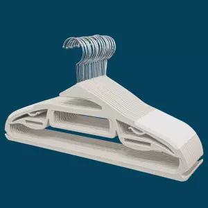 국산 50P 논슬립 회전형 지니 옷걸이 니트 상의 티셔츠 멀티 옷걸이