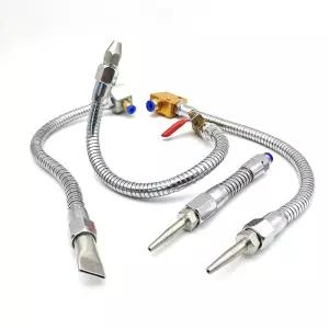 스테인리스 자바라노즐 송풍 블로잉 직선 닥트 튜브 후드