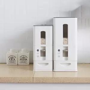 히카리 쌀보관통 쌀통 쌀보관용기 잡곡 곡물 6kg 12kg 계량레버 집들이 신혼선물