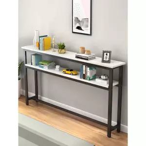 폭 좁고 긴 책상 틈새 테이블 홈바 책상 프레임 창가탁자