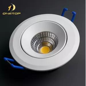 LED 다운라이트 COB 회전형 65mm(2.5인치) 매입등 매립등 8W 할로겐 일체형 MR16 플리커프리