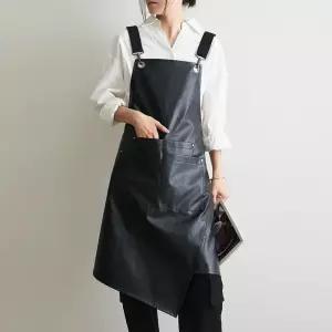 방수 가죽 바리스타 앞치마 카페 공방작업 미용실 작업용 에이프런