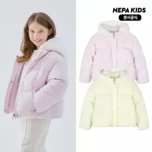 [네파키즈/택가249,000] KL82007 코지 크롭 덕다운 자켓 본사직영