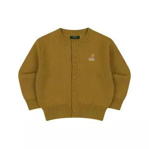 [캉골키즈]로고 포인트 니트 가디건 RD 0002 카키