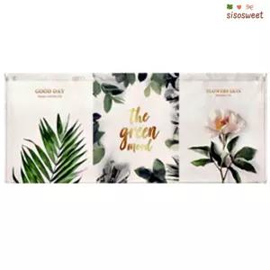 수납장 가림막 벨크로 주방 가리개 패브릭 가림막 작은창 선반 바란스 커튼 꽃과잎 100x40