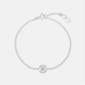 베브 화이트 랩다이아몬드 3부 팔찌 A253SBU443WPH