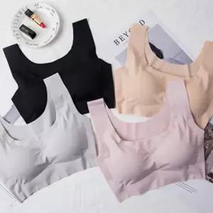 노와이어 심리스 브라탑 감탄브라 속옷 스포츠  무봉제 수면 여자