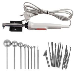 DIY 패브릭 꽃 만들기 도구 세트 인공 다리미 기계 다림질 공예용 홈