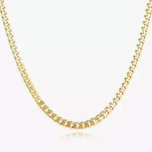 [엘렌쥬얼리]14K 18K 할로우 면 체인 금 목걸이