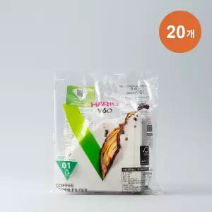 하리오 필터 VCF01 화이트 100매 X 20개