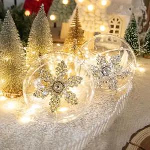 플라워트리 크리스마스 볼 장식 글리러닝설정 벌룬볼 15cm 트리