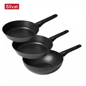 실바트 벨리나 IH 단조 프라이팬 3종 세트(24팬+28팬+28웍)