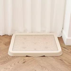 노마진 배변판 소형 크림베이지/국내산/반려견/소변/화장실/애완견/그물/오줌/깔판/매트 간편세척 원터치