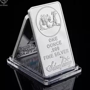 실버바 아메리칸 프로스펙터 금속 동전 소장품 바 실버바 아메리칸 프로스펙터 금속 동전