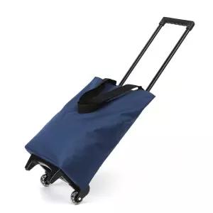 저소음 우레탄바퀴 시장카트 네이비 마트 장보기 짐운반 접이식카트캐리어 시장바구니캐리어 바퀴달린캐리