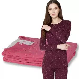 BYC 여성용 겨울 융기모 두꺼운 상하세트 보온 내의 110까지