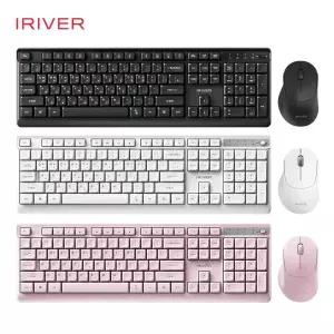 아이리버 WS101 항균 무소음 사무실 사무용 무선 키보드 마우스 세트 키스키 포함