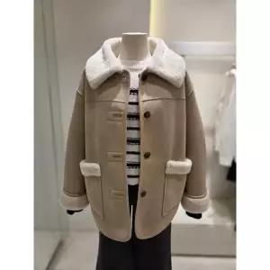 [SOUP](신세계 사우스시티) 아웃 포켓 인조 무스탕 (SBBMU31)