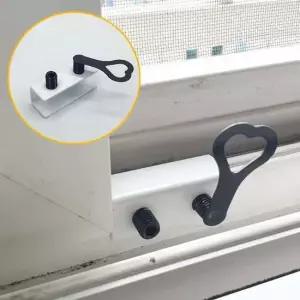 소모품 미닫이문 샷시 고정장치 스토퍼 화이트 중