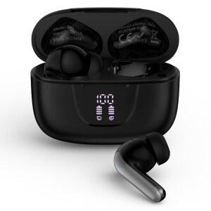 iPhone17/17 Pro/17 Pro Max/16용 무선 이어버드, 블루투스 50H 플레이타임 및 LED 전원 디스플레이가 장착