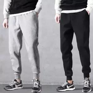 겨울런닝복 회색트레이닝바지 빅사이즈 남자기모트레이닝바지(29-36)