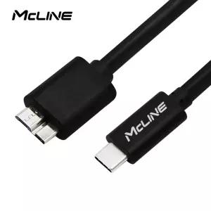 맥라인 USB 3.1 Type C to Micro B 1.8m 외장하드 3.0 케이블 도시바 WD 삼성 LG 시게이트 연결선