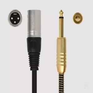 국산 XLR 캐논 to TS 5.5 모노 마이크잭 긴 롱케이블 5-10m 연결선 연결잭 젠더 어댑터 커넥터 Mono 변환