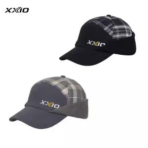 [킹골프]젝시오 방한모 귀달이모자 겨울 골프모자 남성용 체크무늬