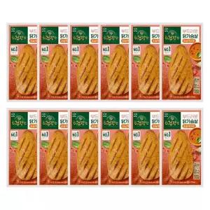 [신세계라이브쇼핑]CJ 더건강한 닭가슴살 순살 케이준100g x12개