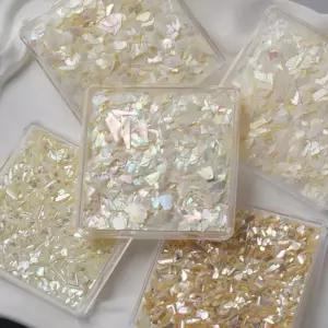 재료 젤 스톤 스티커 셀프 아트 용품 자개네일 파츠13g