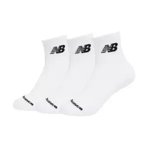 뉴발란스 에브리데이 라이트웨이트 앵클 3팩 단목 스포츠 헬스 러닝 양말 화이트 LAS51483-WT