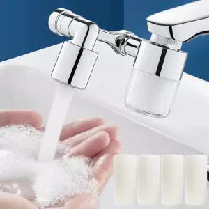 [리필 4개포함] 다잘 각도조절 워터탭 세면대 신생아 양치수전 워터랩