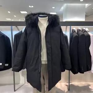 [리버스지오지아](마산점)25 FW 남성 라쿤퍼 롱패딩 다운점퍼