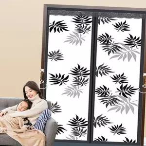 현관 방풍 비닐 외풍 바람막이 차단 자석 방풍 커튼 방문 막이 찬바람 방충망 문풍지 닫힘 셀프 입구 자동