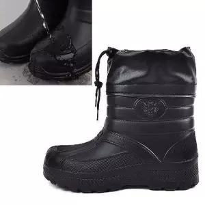 남자 겨울 털방한화 방수 부츠 배달 작업화 장화 신발 (WFFZZZK)