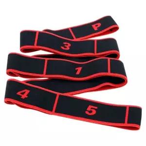 강력한 태권도 발차기 고무줄 하체훈련 밴드 레드 유연성 발레 특대125cm