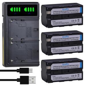 Sony용 배터리 5200mAh NP-F750 NP F550 F