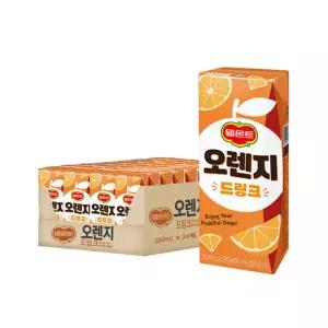 델몬트 드링크팩 오렌지 190ml 24팩