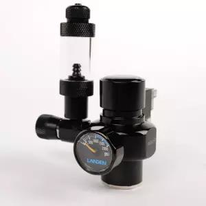 LANDEN AverVita CO2 레귤레이터 미니 컴팩트 DC 12V 솔레노이드 및 버블 카운터 호환성이 통합된 효율적인