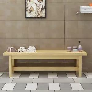 사우나의자 나무 벤치 방수 목욕탕 온천 우드